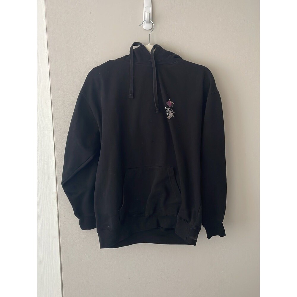 Lira Floral Hoodie Black- Size Medium